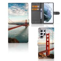 Samsung Galaxy S22 Ultra | Flip Cover | Golden Gate Bridge