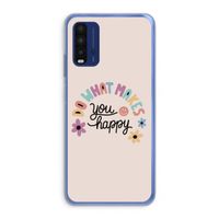 Happy days: Xiaomi Redmi 9T Transparant Hoesje