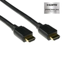 ACT AK3946 4K HDMI High Speed Ethernet Premium Certified Kabel - HDMI-A Male/HDMI-A Male - 5 meter - thumbnail