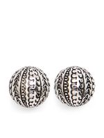 Marc Jacobs boucles d'oreilles The Monogram Stud - Argent - thumbnail