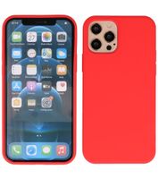 Lunso - Softcase hoes -  iPhone 12 / iPhone 12 Pro - Rood