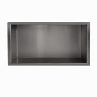 Wiesbaden inbouwnis 30x60x7cm gunmetal Wiesbaden inbouwnis 30x60x7cm gunmetal