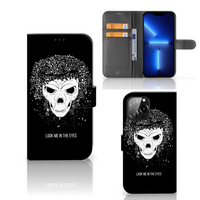 Telefoonhoesje met Naam iPhone 13 Pro Max Skull Hair