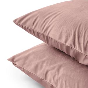 Zavelo Velvet Kussenslopen Oud Roze (2-stuks)