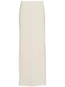 Prada jupe longue en viscose - Blanc