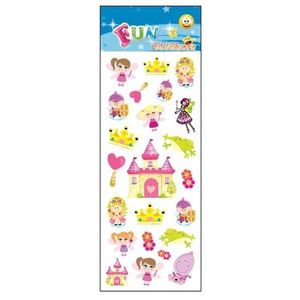 Stickervel prinsessen/feeen