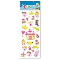 Stickervel prinsessen/feeen - thumbnail