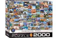 Legpuzzel Globetrotter World - Wereld monumenten | Eurographics - thumbnail