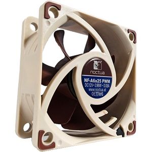 Noctua NF-A6x25 PWM Computer behuizing Ventilator 6 cm Beige, Bruin