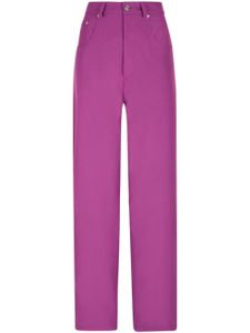 Bally pantalon droit à taille haute - Violet