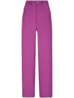 Bally pantalon droit à taille haute - Violet - thumbnail