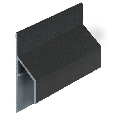 Keralit trim/kraal aansluitprofiel Zwart (2810) (gevelbekleding)