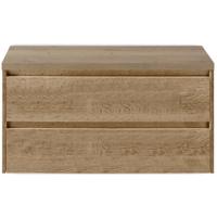 Dante Badmeubelset 100 cm - Natuur Eiken - Wastafelbovenblad