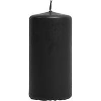 Creativ Company Kaarsen, h: 100 mm, d 50 mm, zwart, 6 stuk/ 1 doos