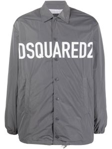 DSQUARED2 surchemise à logo imprimé - Gris