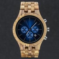 Blue Olive - Houten heren horloge Timberwood