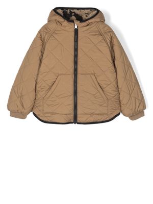 Liewood veste matelassée à fermeture zippée - Marron