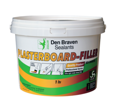 Den Braven Plasterboard Filler - Inhoud: 1L