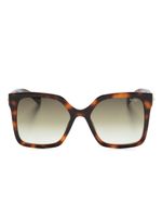 Moschino Eyewear lunettes de soleil Mos 123S à monture carrée - Marron