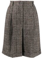 Dolce & Gabbana short à motif Prince De Galles - Marron