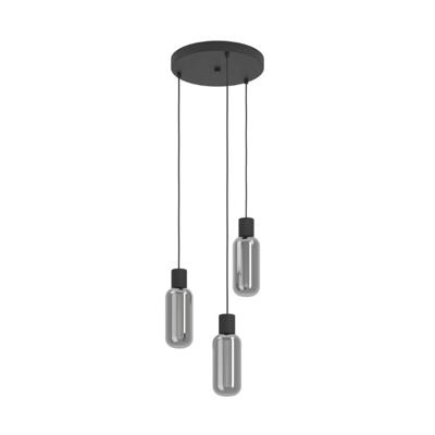 Eglo 3-lichts hanglampMajone rond zwart - 901004