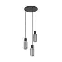 Eglo 3-lichts hanglampMajone rond zwart - 901004