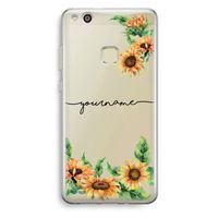 Zonnebloemen: Huawei Ascend P10 Lite Transparant Hoesje