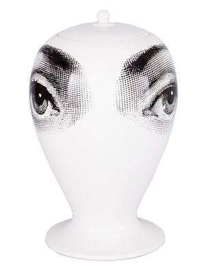Fornasetti vase imprimé - Blanc