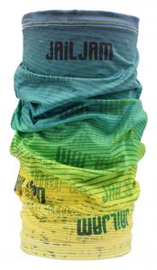 Jail jam Nekwarmer Tube polyester/elastaan groen maat one-size