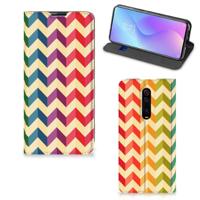 Xiaomi Redmi K20 Pro | Hoesje met Magneet | Zigzag Multi Color