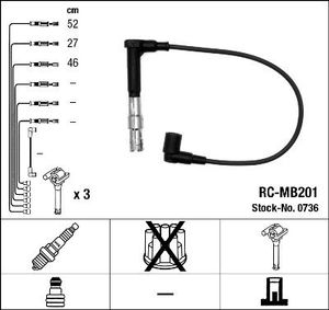 Bougiekabelset RCMB201
