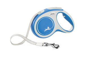 flexi Rollijn New Comfort Tape Leash, blauw, Maat: M 5m