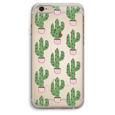 Cactus Lover: iPhone 6 Plus / 6S Plus Transparant Hoesje