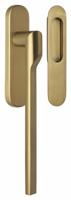 Formani Rivio by Gensler GL231Y massieve set hefschuifdeurbeslag inclusief cilindergat PC69 - PVD mat goud