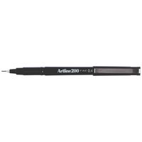 Fineliner Artline 200 rond 0.4mm zwart