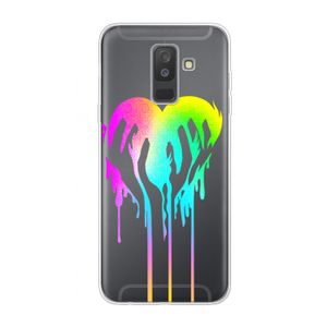 Hold My Heart: Samsung Galaxy A6 Plus (2018) Transparant Hoesje