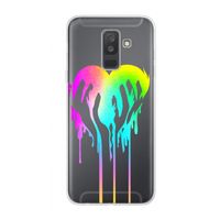 Hold My Heart: Samsung Galaxy A6 Plus (2018) Transparant Hoesje
