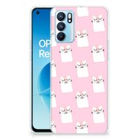 OPPO Reno 6 5G TPU Hoesje Sleeping Cats