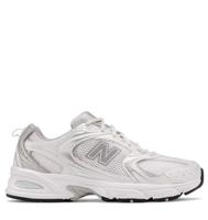 New Balance New Balance - 530 white silver metallic Wit Mesh Lage sneakers Unisex