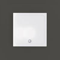 Douchebak BWS Nua Vierkant Acryl 70x70 cm Wit Inclusief Plint Boss & Wessing