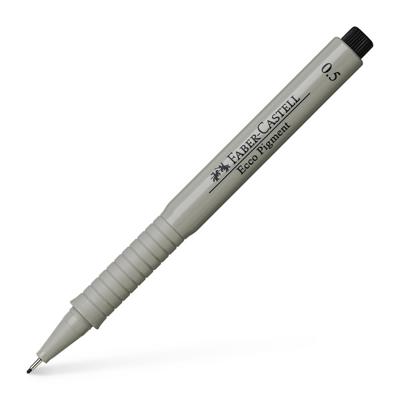 Faber Castell Tekenpen Ecco Pigment - 0,5 mm zwart