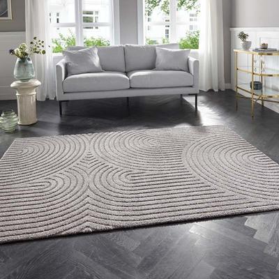 Vloerkleed Panglao - Grijs maat: 230x160cm - materiaal: Polypropyleen - Dekbed-Discounter.nl