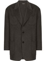 Dolce & Gabbana blazer oversize en cachemire - Noir