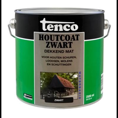 Tenco Houtcoat Zwart - Mat Waterbasis