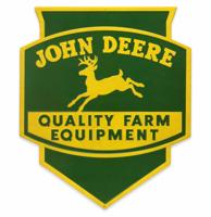 John Deere Quality Farm Equipment Metalen Bord - 61 x 52cm