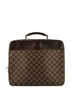 Louis Vuitton Pre-Owned porte-documents Damier Ebène Voyage - Marron