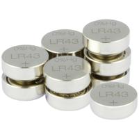 GP Batteries Knoopcel LR43 1.5 V 10 stuk(s) Alkaline GP186F-2C10