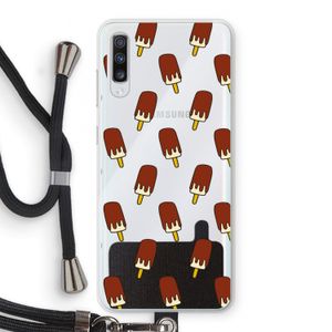 Yummy: Samsung Galaxy A70 Transparant Hoesje met koord