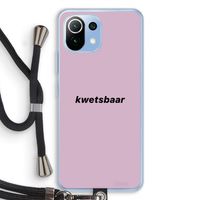 kwetsbaar: Xiaomi Mi 11 Lite Transparant Hoesje met koord