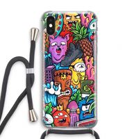 Vexx Mixtape: iPhone XS Transparant Hoesje met koord